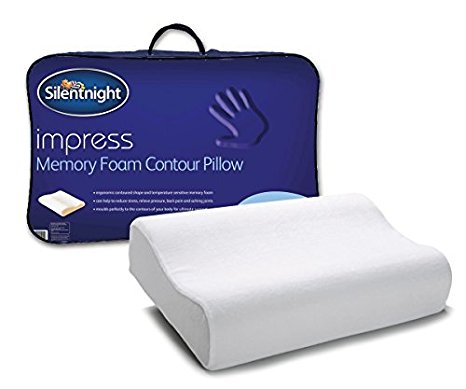 Silentnight Impress Memory Foam Contour Pillow, Medium