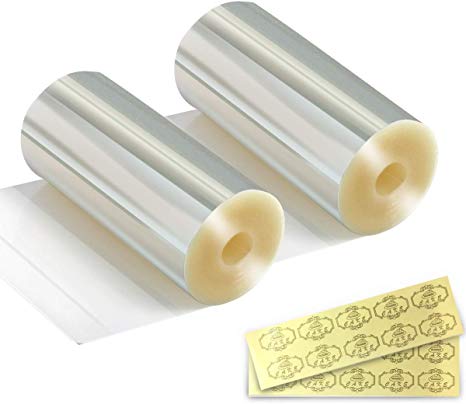 Cake Collars 4 x 788inch, Picowe Acetate Rolls, Clear Cake Strips, Transparent Cake Rolls, Mousse Cake Acetate Sheets for Chocolate Mousse Baking, Cake Decorating