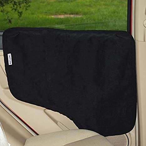NAC&ZAC Waterproof Pet Car Door Cover -Two Options to Install. Fit All Vehicles.