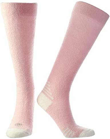 Doctor's Choice Women's Sleeping Socks, Light Cozy Compression Sock, 8-15 mmHg, with Soft, Warm, Fuzzy Features