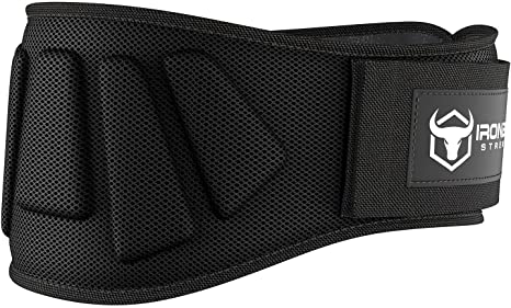 Weightlifting Belt for Men and Women - 6 Inch Self-Locking Weight Lifting Back Support, Workout Back Support for Lifting, Fitness, Cross Training and Powerlifitng