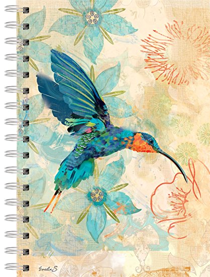 Lang Hummingbird of Sagrada Garden of Plumes Spiral Journal by Evelia Sowash (1350005)