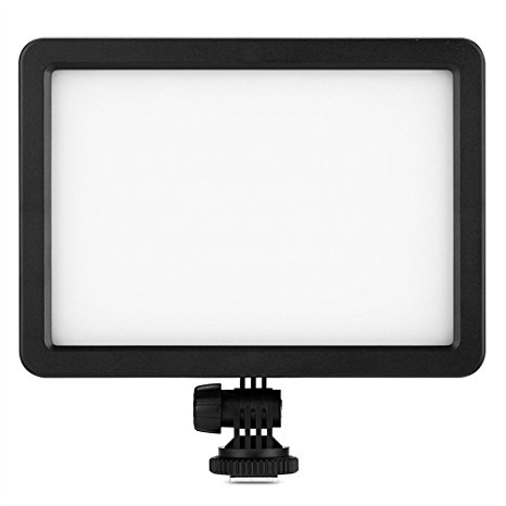 Lightdow PC-K128C LED Video Light Guide Panel for Canon Nikon Sony Pentax Panasonic Samsung Olympus Digital SLR Cameras Camcorders