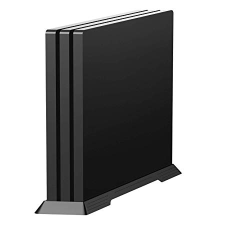 Kootek Vertical Stand for PS4 Pro, with Airflow Vents & Non Slip Feet, Steady & Space Saving Playstation 4 Pro Console Mounts for Table Desk