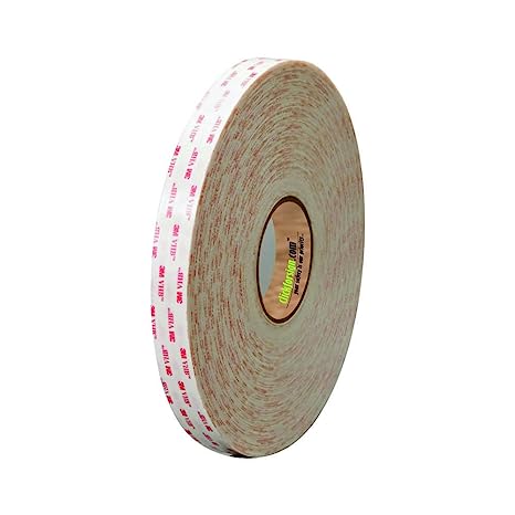 3M DSS-0003 4941 VHB (Very High Bonding) Double Sided Tape,12.7 mm X 8.226 m