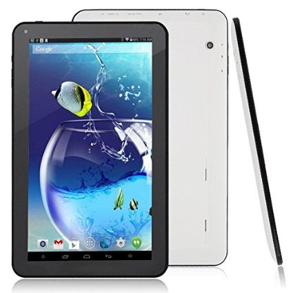 Tagital® T10 10.1" Quad Core Android 4.4 KitKat Tablet PC, 1GB RAM, 8GB Nand Flash, Bluetooth, Dual Camera, Play Store Pre-installed, 3D Game Supported, 2015 Newest Model