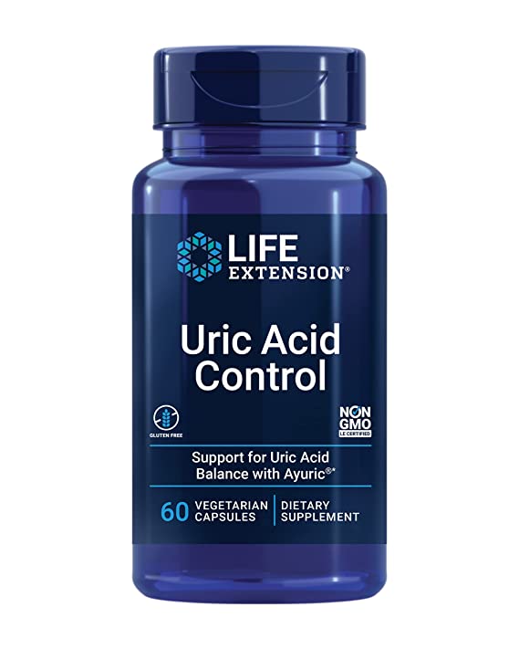 Uric Acid Control, 60 Veg Caps by Life Extension