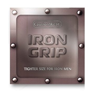 Caution Wear Iron Grip Snugger Fit: 12-Pack of Condoms