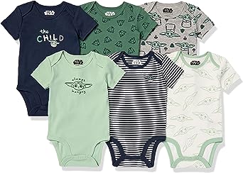 Amazon Essentials baby-girls Short-Sleeve Bodysuits