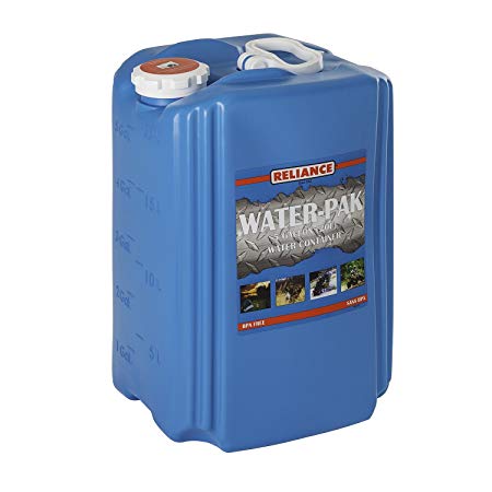 Reliance Products Water-Pak Water Container, 5-Gallon, Blue