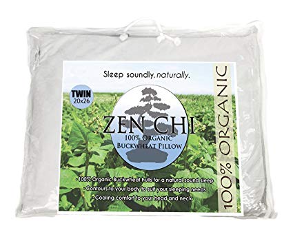Buckwheat Pillow - Zen Chi Organic Buckwheat Pillow - Twin Size (20" X 26")