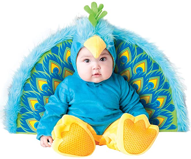 InCharacter Precious Peacock Infant/Toddler Costume