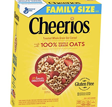 Cheerios, Gluten Free, Cereal with Whole Grain Oats, 20 oz Box