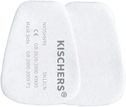 KISCHERS 5N11 Particulate Filter Cotton Suitable for 6100 6200 7501 7502 6502 6800 Protective Filter Replacement Part, Installed on 501 Filter for use (10PCS)