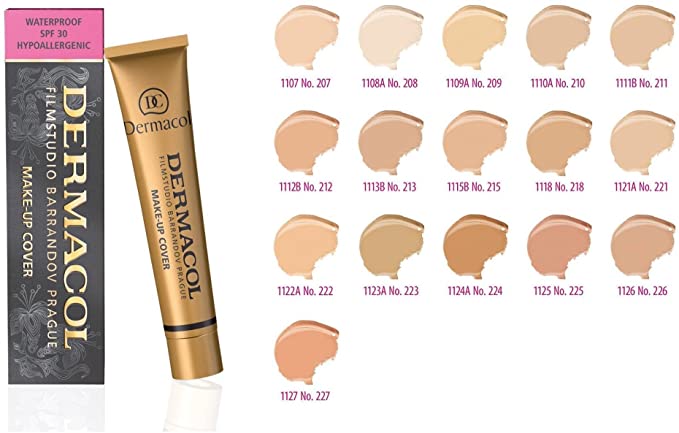 Dermacol Make-up Cover - Waterproof Hypoallergenic Foundation 30g 100% Original Guaranteed (225)