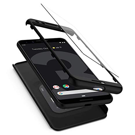 Spigen Thin Fit 360 Designed for Google Pixel 3 Case (2018) - Black