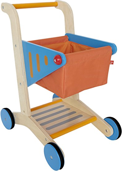 Hape Kid's Wooden Shopping Cart