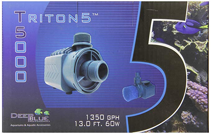 Deep Blue Professional ADB40005 Triton 5-Dual Pump for Aquarium, 1350 GPH