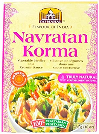 Taj Mahal Navratan Korma (Mixed Veg/Cottage Cheese), 285 Grams