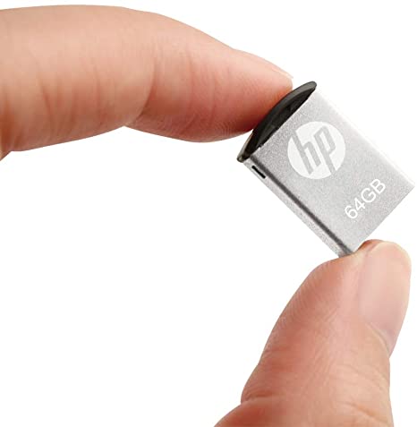 HP USB Memory GB USB 2.0 Super Mini Metal, Shockproof, Splashproof Dustproof Flash Drives v222 W hpfd222 W - 64