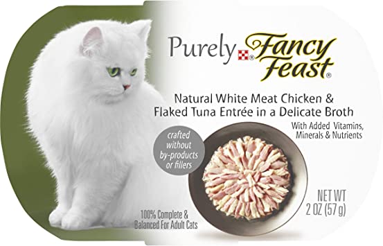 Purina Fancy Feast Purely Natural Entrees in a Delicate Broth Adult Wet Cat Food