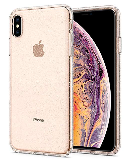 Spigen Liquid Crystal Designed for Apple iPhone XS MAX Case (2018) - Glitter Crystal Quartz