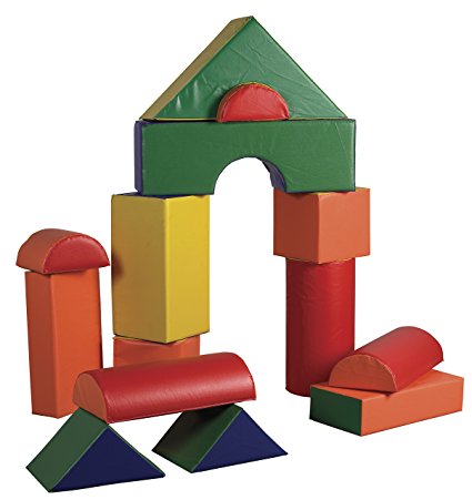 ECR4Kids Softzone Jumbo Play Soft Blocks (14-Piece)