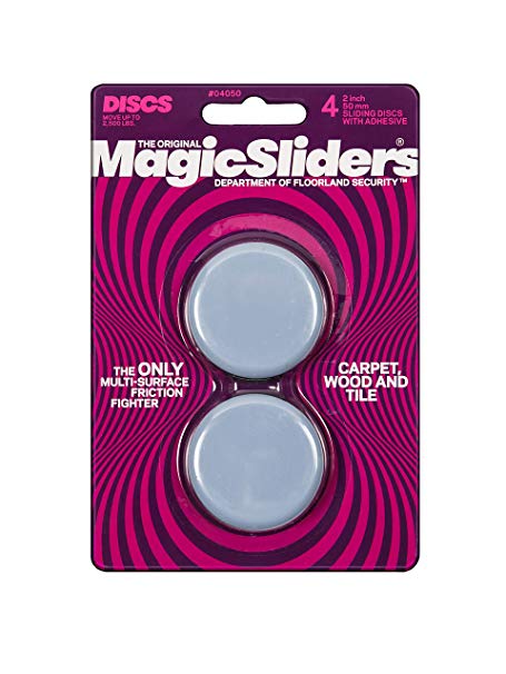 MAGIC SLIDERS L P 4050 4 Pack 2" RND Sliding Disc