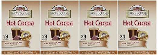 Grove Square Milk Chocolate Hot Cocoa 96 Count