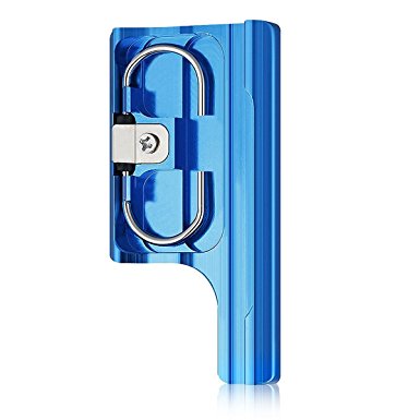 Konsait Aluminum Replacement Rear Snap Latch Standard Waterproof Housing Buckle Lock for GoPro Hero 3 , Hero 3 Plus, Hero 4/Session Camera(Blue)