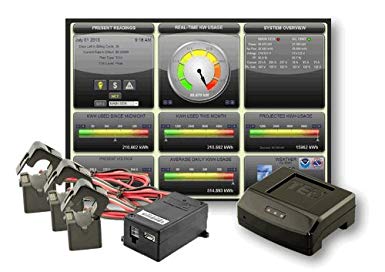 The Energy Detective Pro Lite Real-Time Electricity Monitor, 3-Phase, 200 Amp