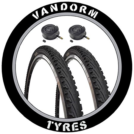 700 x 38c Hybrid Bike Tyre Vandorm Lightning Commuting Fast Tyre & Tube Deals