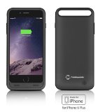 iPhone 6S Plus  6 Plus Battery Case Apple MFi Certified Tek Republic Slim Rechargeable Premium Battery Case with 4000mAh capacity