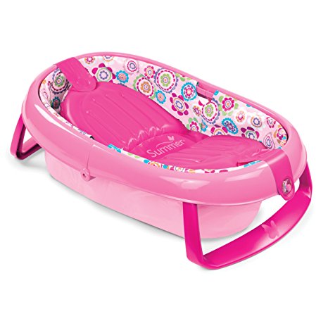 Summer Infant EasyStore Comfort Tub, Pink