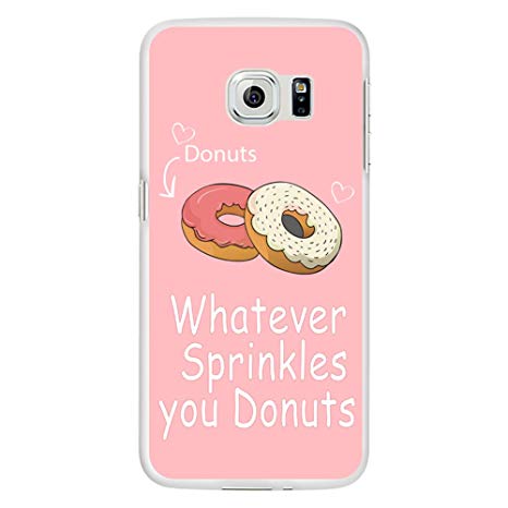 Lastnight Donuts Pattern English Letters Cover Case for Apple iPhone 7 6 6s Plus 5 5s 4 For Samsung S4 S5 S6 S7 Edge Plus Note 4 - 3# for Samsung Galaxy S6 Edge Plus