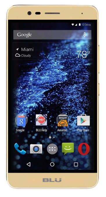 BLU Studio One Plus S0130UU 16GB Unlocked GSM 4G LTE Octa-Core Smartphone w/ 13MP Camera - Gold