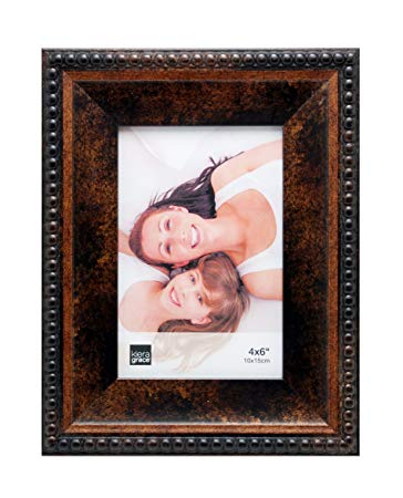 Kiera Grace Sydney Picture Frame, 4 by 6-Inch, Antique Bronze