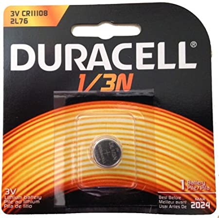 10 Pcs Duracell 2L76 CR1-3N DL1/3N 1/3N K58L 3V Lithium Battery