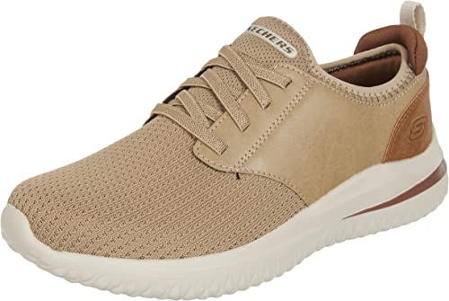 Skechers Men's Delson 3.0 Round Toe Bungee Lace Slip On