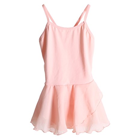 STELLE Girls' Cotton Camisole Dance Dress Ballet Dress Leotard