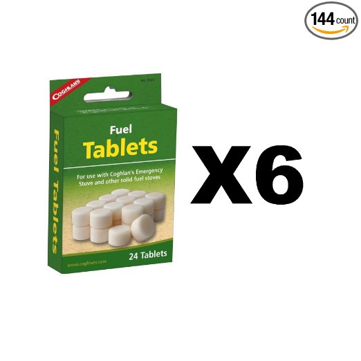 Coghlan's Solid Fuel Tablets 144 Pack