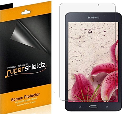 [3-Pack] Supershieldz for Samsung Galaxy Tab A 7.0 inch Screen Protector, Anti-Bubble High Definition Clear Shield   Lifetime Replacements Warranty- Retail Packaging