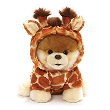 GUND World’s Cutest Dog Boo Giraffe Stuffed Animal Plush, Multicolor, 9"