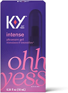 K-Y Intense Pleasure Gel Lubricant, 0.34 oz.