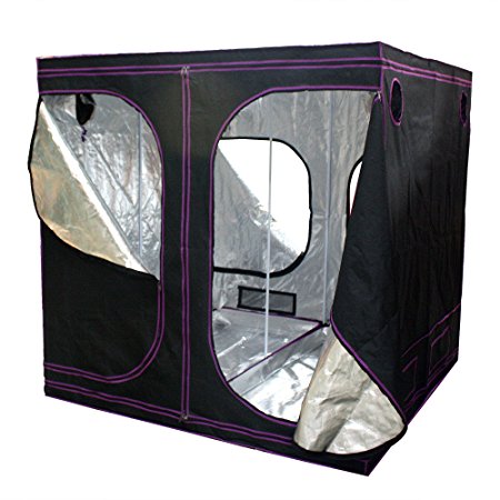 Apollo Horticulture 77"x77"x77" Mylar Hydroponic Grow Tent for Indoor Plant Growing