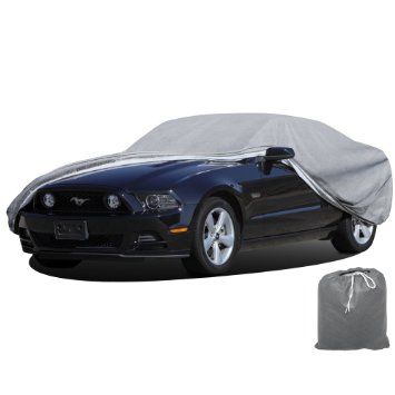 OxGord® Signature Car Cover - 100% Water-Proof 5 Layers - True Mastepiece - Ready-Fit / Semi Custom - Fits up to 180 Inches