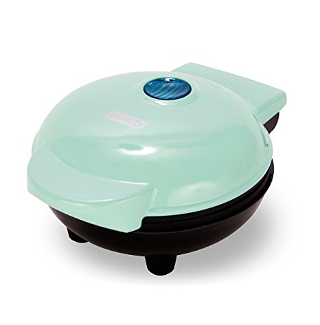 Dash DMW001AQ Mini Waffle Maker, Aqua