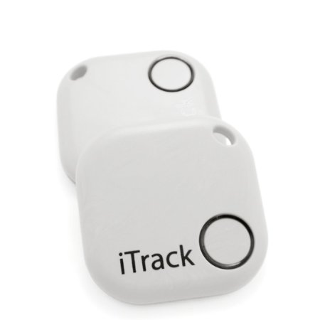 Key Finder GPS Bluetooth tracker by iTrack Easy - Anti-Lost Device to Track Items and Protect Children or Pets Easy to Use - App and Green LED Alarm Device with Batteries Also Remote Camera Controller