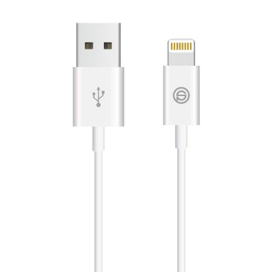 OPSO [Apple MFi Certified] Lightning to USB Cable Charging Cord for iPhone 6s 6 Plus SE 5s 5c 5,iPad Pro Air 2,iPad mini 4 3 2,iPod touch / nano - (1M/3.3ft) - White