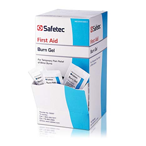 Safetec Burn Gel 0.9 gram 144 count box
